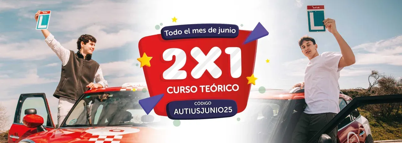 2×1 en el curso teórico ¡Vuelve nuestra promo más loca! 😱