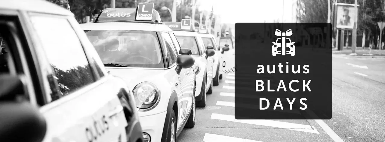 ¡Comienzan los autius black days! Tu carnet de coche te espera
