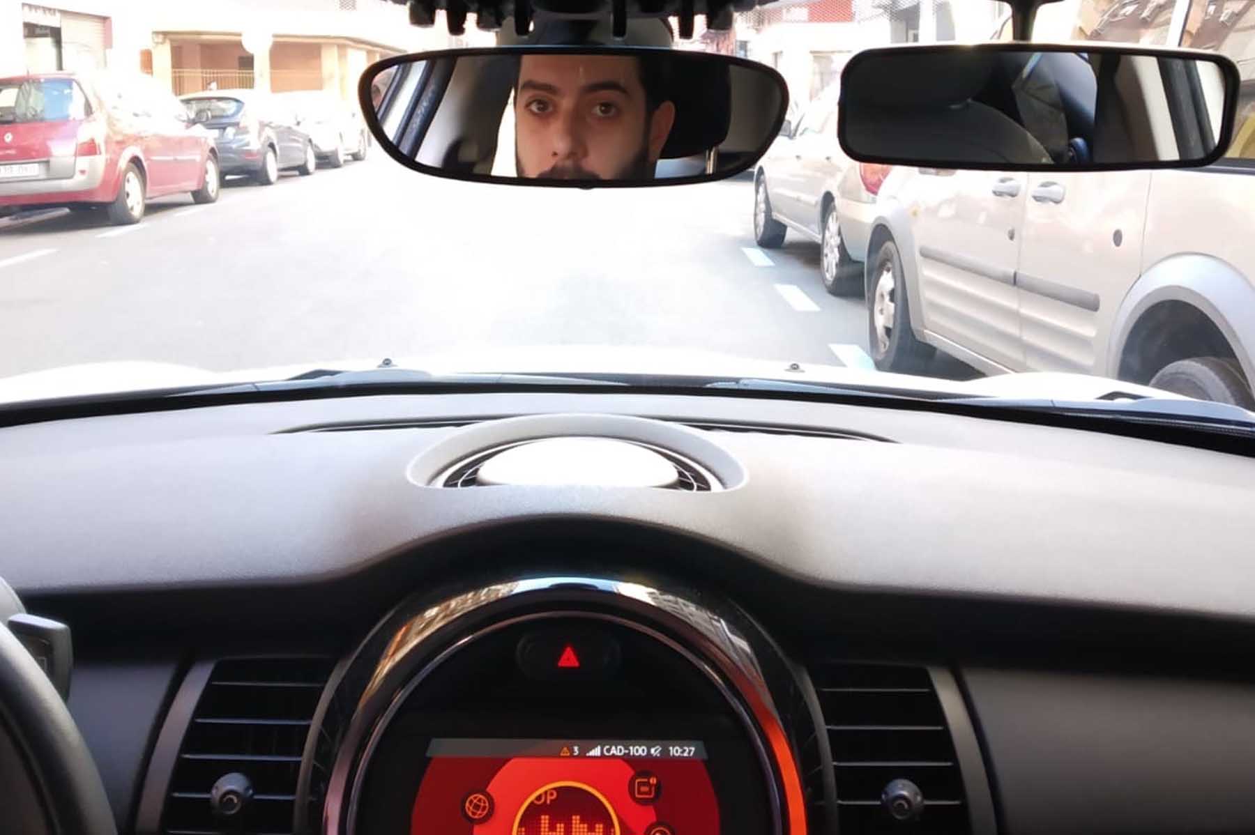 prácticas de conducir frases profesores espejo retrovisor