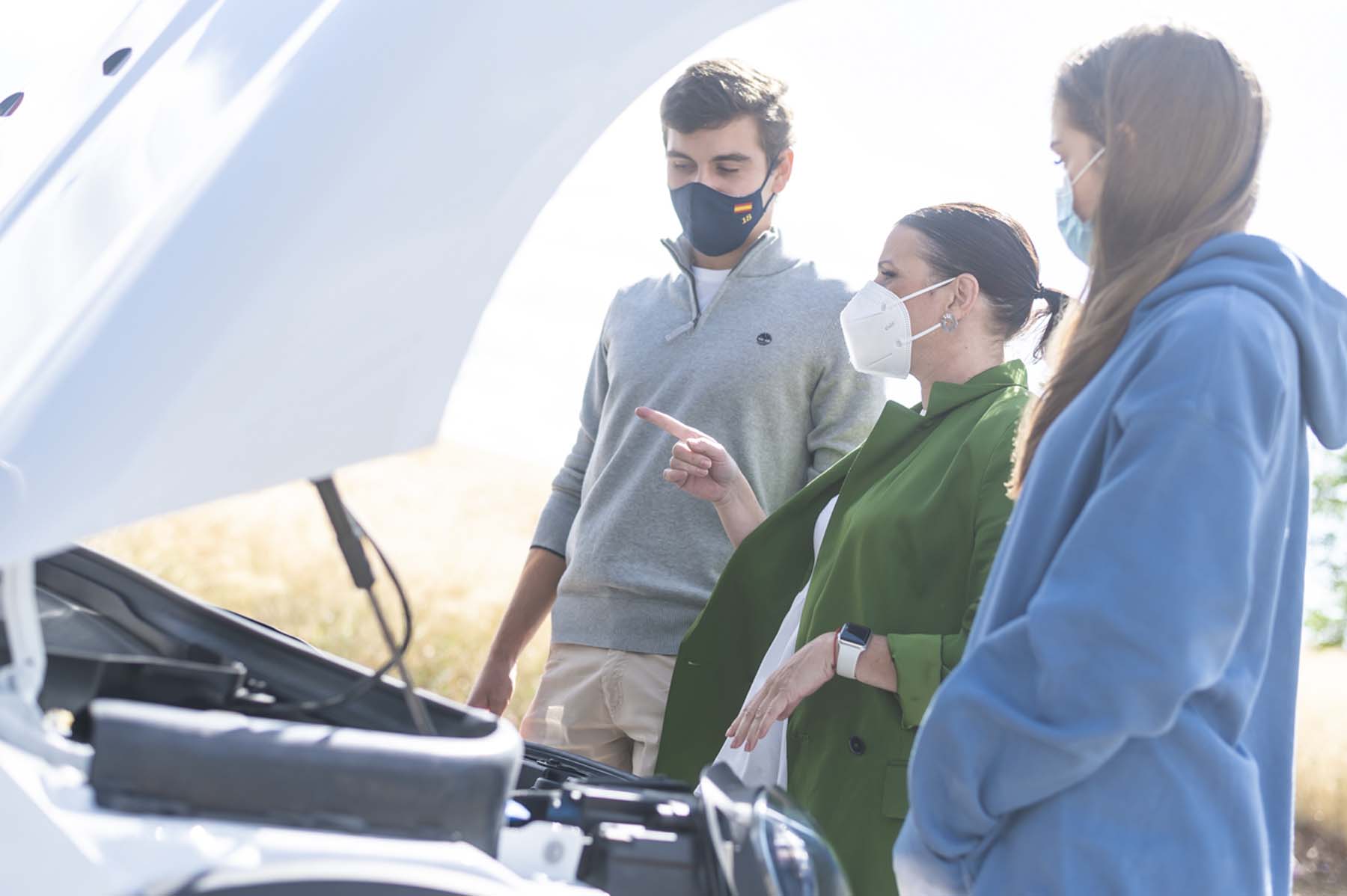 El examen práctico de conducir destacada