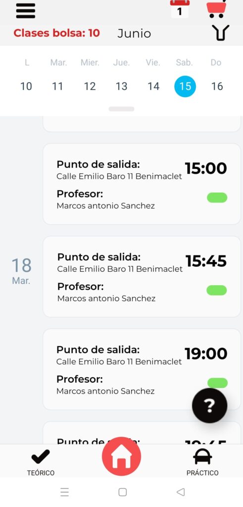 captrura app autoescuela online valencia autius