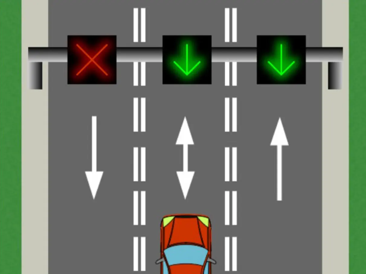 Carriles reversibles destacada