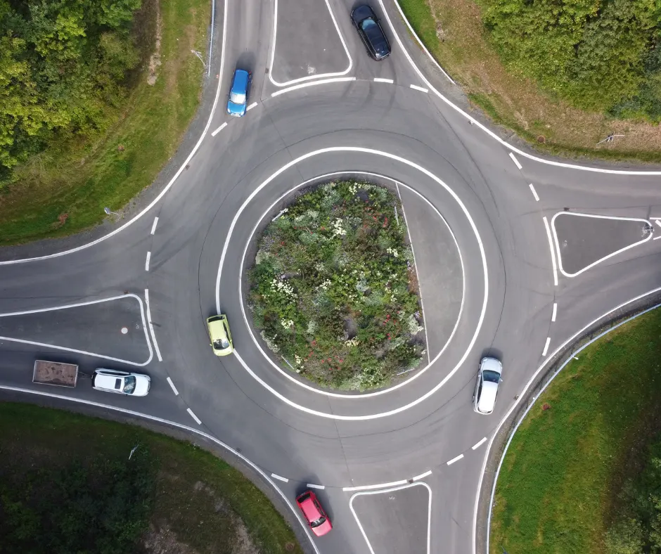 Glorietas como circular correctamente Glorietas como circular correctamente